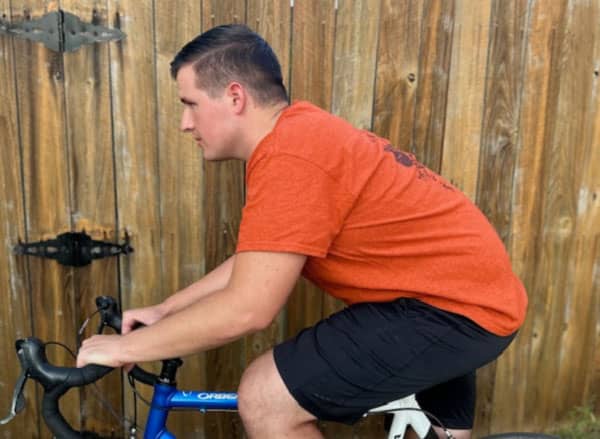 Correct cycling form