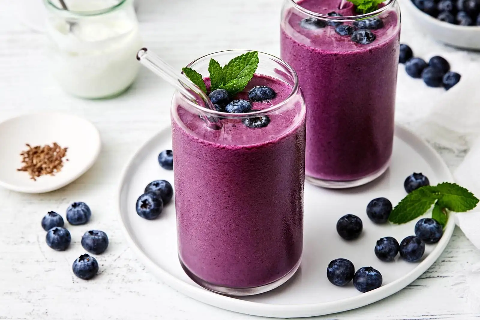 Blueberry smoothie